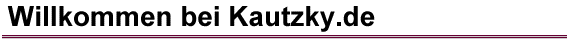 Willkommen bei Kautzky.de